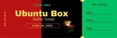 Ubuntu Box Raffle Ticket